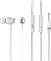 Syska H 008 In Ear Wired Earphones With Mic White