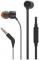 JBL T110 In Ear Wired Earphones With Mic Black