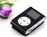 USB Clip MP3 Player LCD Screen Support 32GB Micro SD TF Card Black