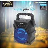 Varni B96 Hoatzin Powerpact Stereo Audio Deep Bass Portable Rechargeable Splash/Waterproof Flashing LED Light Best Wireless/Gaming/Outdoor/Home Audio Bluetooth Speaker/Speakers