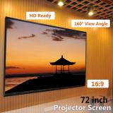 White Projector Screen 72 16:9 Home Movie Portable Projection Screen Outdoor