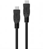 WowObjects 1M Micro USB Male To Male Data Charger Extension Cable For Samsung Mobile Phone