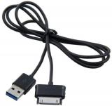 WowObjects 1 Meter USB 3.0 Data, Charging Cable, FOR Hu Mediapad 10 FHD Tablet Black