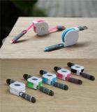 WowObjects 2 In 1 Retractable Micro USB Charger Data Cable For Fast Charging Iphone Android Samsung Galaxy OPPO