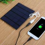 WowObjects 2017 Portable 6v 3.5w 580MA Solar Panel USB Travel Battery Charger For IPhone 6 Mobile Phone USB Multimedia