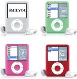 WowObjects 8GB Mini Player 1.8 Inch LCD Screen MP3 MP4 Music Player Metal Housing MP4 Player Support E Book Reading FM Radio