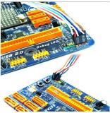 WowObjects ATX PC Compute Motherboard Power Cable 2 Switch On/Off/Reset With LED Light 68CM Replacement Free Shipping