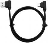 WowObjects Corner Turn 90 Degree Micro USB 2.0 Male To USB Male Data Sync Charge Cable Cord New