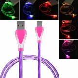 WowObjects LED Light Micro USB Charger Cable Charging Cord For Samsung Galaxy S7 Edge Charging Adapter Factory Price