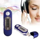 WowObjects Mini Digital MP3 Player LCD Screen USB Music MP3 Player Support Flash TF FM Radio Blue With 3.5mm Earphone Drop Shipping