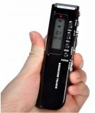 WowObjects Mini Portable 4GB Digital LCD Display Voice Recorder Supports Time Display And Telephone Recording