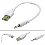 WowObjects New Style 3.5mm/ USB2.0 Data Cable Audio Adapter Cable For IPod Tablet Computers