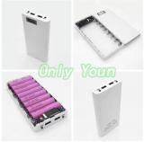 WowObjects Portable Power Bank Box 8Pcs 18650 External Battery Case Diy Kit With LCD Charger For Smart Phone IPhone