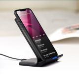 WowObjects Qi Wireless 5V 9V Fast Charger Stand Holder For IPhone X 8 Plus Samsung Note8 S8