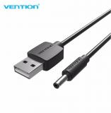 WowObjects USB TO 3.5mm DC Power Cable USB 2.0 To Barrel Connector Jack Power Cord For Mp3 Mp4 Mp5 USB HUB USB 0.8m Light Portable