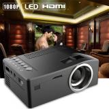 1080P HD LED Home MulitMedia Theater Cinema USB TV VGA SD HDMI Mini Projector BK