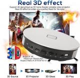 4K Decoding True 3D Home Theater Protable Video Projector Wifi 3500 Lumens 1080p