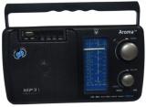 Aroma 5 Band Radio With Mp3 Media Usb & Micro Sd Playe Ramsons FM Radio P 5 Band Black FM Radio Players