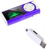 Captcha MP3 Players Blue.DigitalMp3Plyer+White.OTGDriver