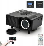 HD 1080P Multimedia LED Projector Home Cinema AV VGA USB SD HDMI BK