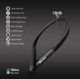 Hitage NBT 5768pro Black Bluetooth Neckband Wireless With Mic Headphones/Earphones