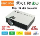 Home Smart UC 40 Projector LED Projector 1024x768 Pixels