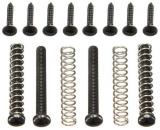 Humbucker Pickup Screws Set Height Screw w/Spring Black Easy Install Guitar Parts & Accessories