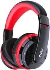 Intex Desire B Over Ear Wireless With Mic Headphone Black