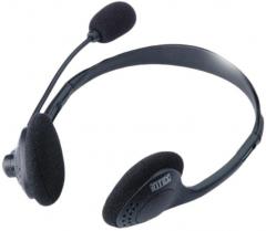 Intex Standard Over Ear Wired Headset With Mic Black