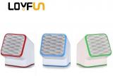 LOYFUN LF 809S Audio Mini Portable Speakers USB Box 180 Degree Rotating Speaker With Stereo Surround For Laptop Notebook