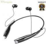 MARYAM FPX 5701 16HOURS PLAYTIME Neckband Wireless With Mic Headphones/Earphones Black