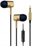 Metal Wired In Ear Headphones Stereo Bass Music Earbuds With Mic