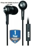 Philips SHE1505BK In Ear Wired Earphones With Mic Handsfree