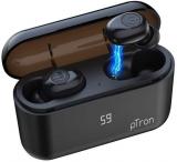 PTron Tango In Ear Wireless With Mic Headphones/Earphones