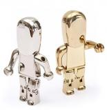 Robot 32GB 32G USB 2.0 Metal Robot Flash Memory Stick Storage Thumb Pen Drive