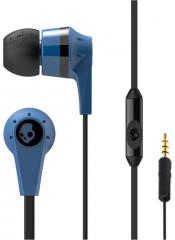 Skull Candy Skullcandy Blue 101 In Ear Wired Earphones With Mic Blue