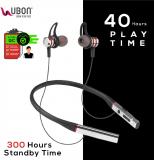 UBON FPX STERLING 40HOURS PLAYTIME IPX4 4D BASS SPORTS BLUETOOTH HEADPHONE/BLUETOOTH EARPHONE/MAGNETIC BLUETOOTH NECKBAND EARPHONE HEADSET