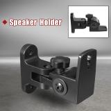 Universal Speaker Black Wall Mount Bracket Bookshelf Support Holder KTV Home