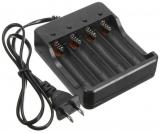 US Plug Portable 4 Slots 18650 Li Ion Battery AC Charger With LED Indicator Smart Batteries Charger For Rechargeable 4*18650