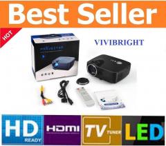 VIVI BRIGHT VIVIBRIGHT GP70 FULL HD HOME THEATRE LED PROJECTOR 1200LUMENS LED Projector 800x600 Pixels