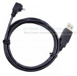 WowObjects 1.5M UP Angled 90 Degree Micro USB Data Charge Cable For I9500 I9300 N7100 S2 I9100/Free Shipping/2PCS