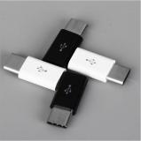 WowObjects 1PC USB 3.1 Type C Male To Micro USB Female Converter Adapter Connector Charging Data Sync Transfer For For Hu