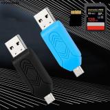 WowObjects 2017 NEW MINI USB 2.0 +OTG Micro SD/SDXC TF Card Reader Adapter U Disk Factory Price