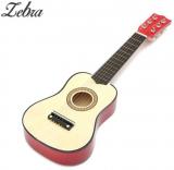 Zebra 21 Inch Beginners Children Kids Practice Acoustic Guitar Ukulele Wooden 6 String With Pick Guitarra Musical Instrument