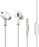 Zebronics Tulip In Ear Wired With Mic Headphones/Earphones White