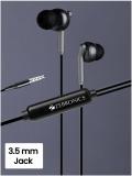 ZEBRONICS Zeb BRO In Ear Wired Earphones With Mic, 3.5mm Audio Input Jack, 10mm Drivers, In Line Mic, 1.2 Metre Cable, Stereo Earphones