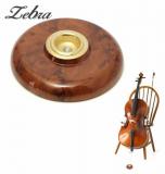 Zebra Hot Sale Maple Cello End Pin Non Slip Mat Holder Portable Cello Pad Floor Protector Cello Accessories With Metal Eye