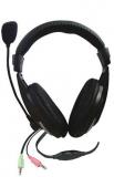 Zebronics 100 Hmv Over Ear Headset With Mic Black