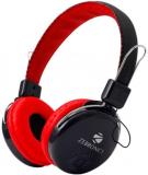 Zebronics Raga Over Ear Wireless With Mic Headphone Black