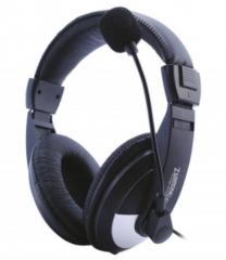 Zebronics ZEB 100HMV Headset with Mic Headset with Mic Black